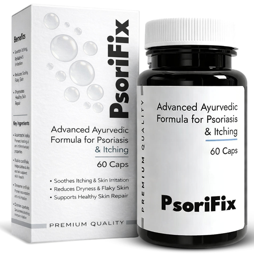 Advanced Ayurvedic Psoriasis Capsules (60 Caps) | Skin & Itching Support