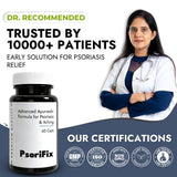 Psoriasis & Eczema Treatment Kit (Oil + Cream + Capsules) | 100% Results with No Side Effect