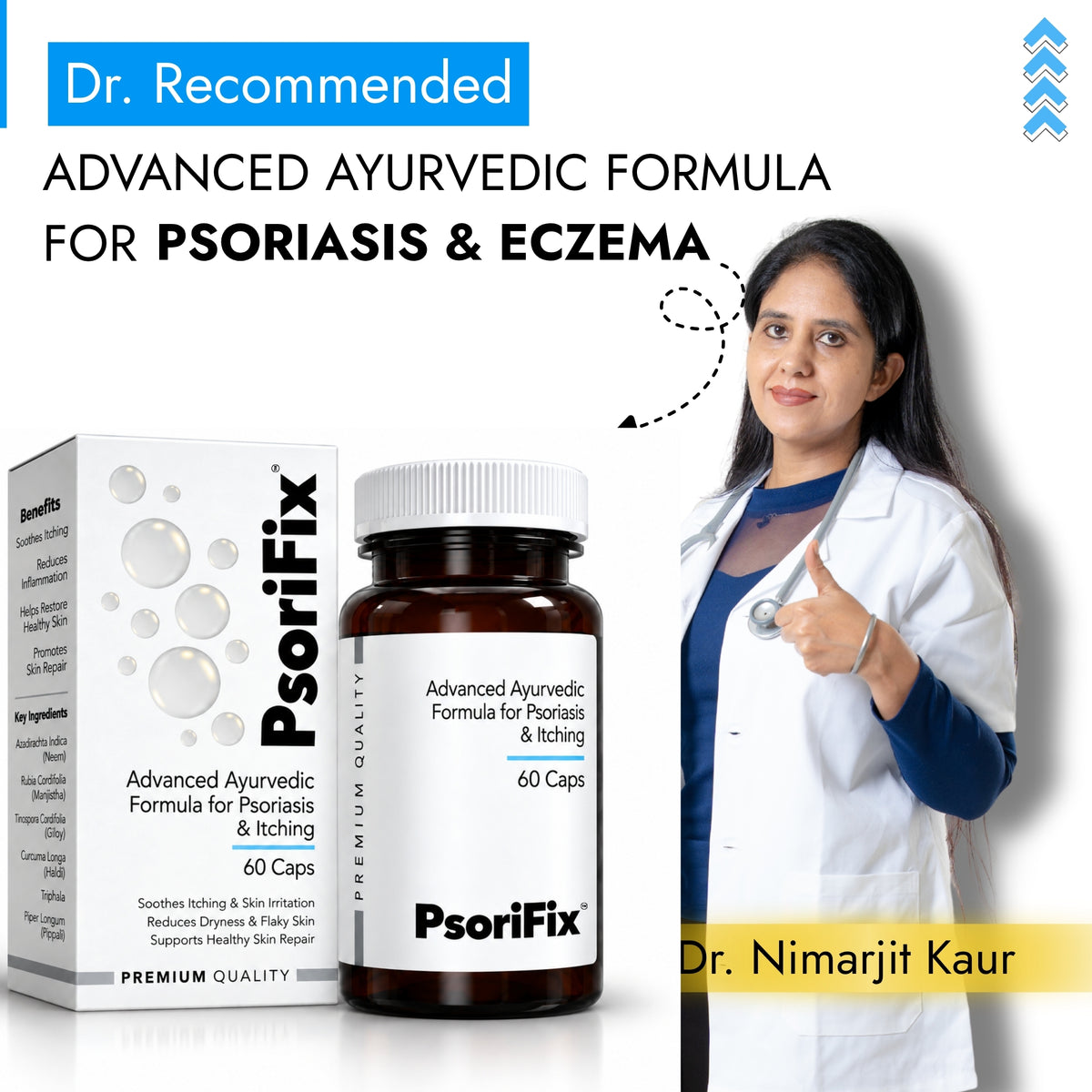 Advanced Ayurvedic Formula for (Scalp & Body) Psoriasis & Eczema Care